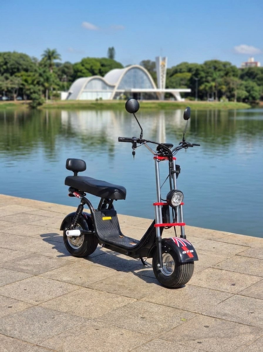 Scooter elétrica GTS 1000W - Bandeira da Inglaterra